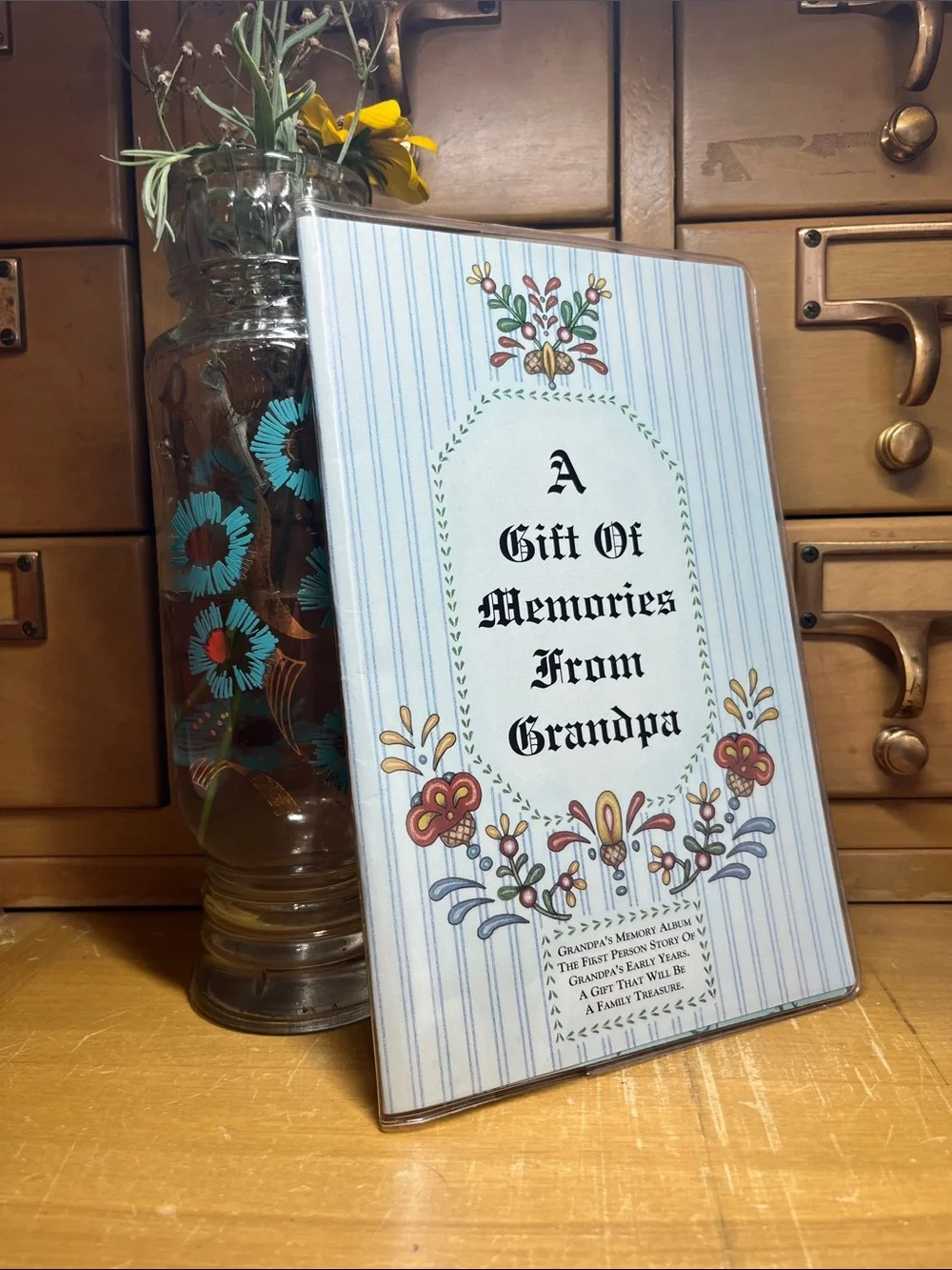 Vintage 1982 - “A Gift of Memories From Grandpa” Journal Unused